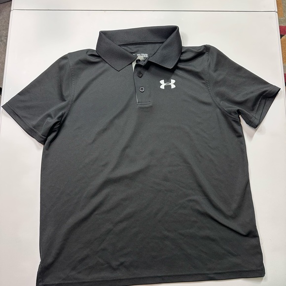 Under Armour Other - Under Armour Youth Black Polo Shirt